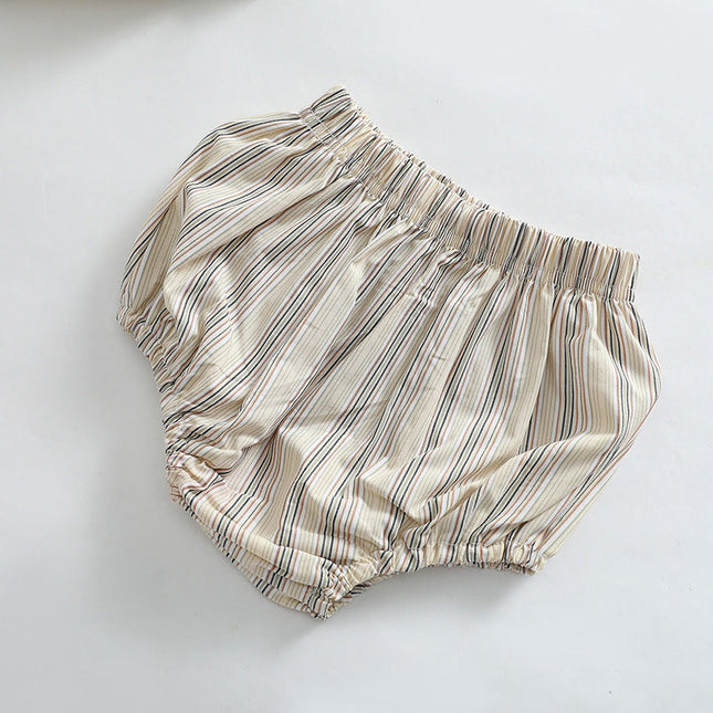 Baby Girl Striped Pattern Shirt Combo Shorts 1 Pieces Sets by MyKids-USA™