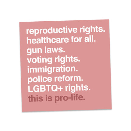 Reproductive Rights Sticker by Kind Cotton