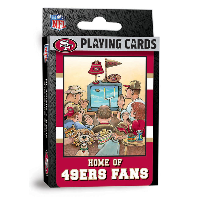 San Francisco 49ers Fan Deck Playing Cards - 54 Card Deck by MasterPieces Puzzle Company INC
