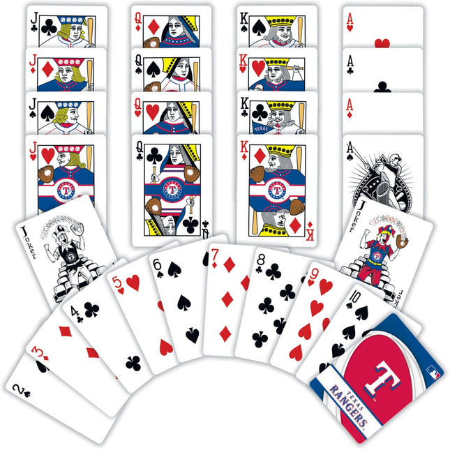 Texas Rangers Playing Cards - 54 Card Deck by MasterPieces Puzzle Company INC
