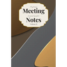 My Boring Meeting Survival Guide & Notes: 6x9 Meeting Notebook and Puzzle Book