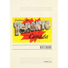Vintage Lined Notebook Greetings from Toronto, Canada