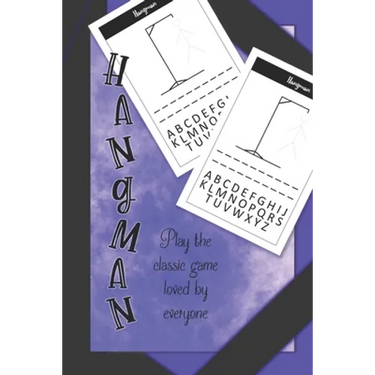 Hangman: Play The Classic Game Loved By Everyone: Travel Sized Hangman Puzzle Book For Kids And Adults To Enjoy