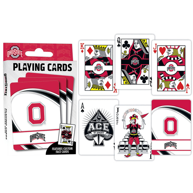 Ohio State Buckeyes Playing Cards - 54 Card Deck by MasterPieces Puzzle Company INC