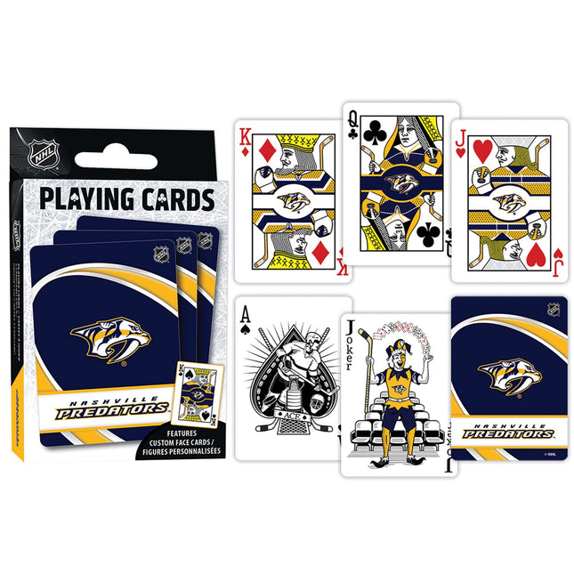 Nashville Predators Playing Cards - 54 Card Deck by MasterPieces Puzzle Company INC
