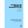 Studies in the Theory of Business Cycles: 1933-1939