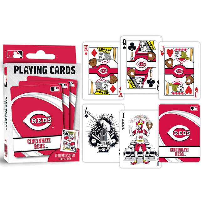 Cincinnati Reds Playing Cards - 54 Card Deck by MasterPieces Puzzle Company INC
