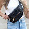 Quilted Belt Sling Bum Bag - Vysn