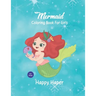 Mermaid Coloring Book For Girls Happy Heaper: this coloring book is for you