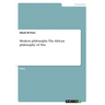 Modern philosophy. The African philosophy of Ntu