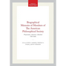 Biographical Memoirs of Members of the American Philosophical Society: Physicians, Volume I, Elected 1787-1935