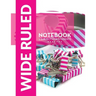 Wide Ruled Notebook - 3 Subject For Students