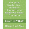 New Jersey Surplus Lines Insurance License Exam Review Questions & Answers