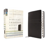 Niv, Biblical Theology Study Bible (Trace the Themes of Scripture), Leathersoft, Black, Thumb Indexed, Comfort Print: Follow God's Redemptive Plan as