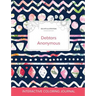 Adult Coloring Journal: Debtors Anonymous (Sea Life Illustrations, Tribal Floral)