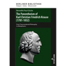 The Panentheism of Karl Christian Friedrich Krause (1781-1832): From Transcendental Philosophy to Metaphysics