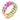 Rainbow Emerald Eternity Band