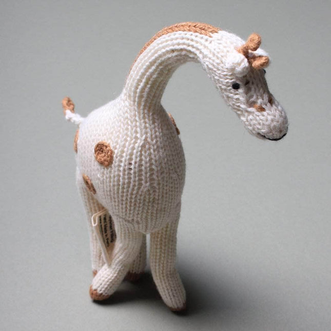 Giraffe Baby Toy - Organic Newborn Rattle by Estella