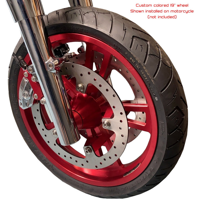 19-inch or 21-inch Front Wheel Enforcer Style with 14-inch Brake Rotor by GeezerEngineering LLC