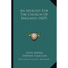 An Apology For The Church Of England (1829)