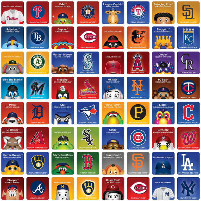 MLB - Mascots Matching Game by MasterPieces Puzzle Company INC