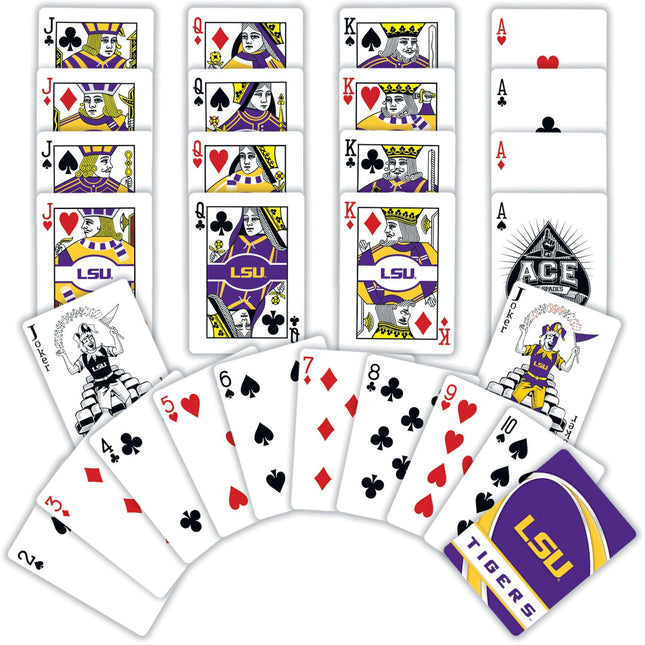 LSU Tigers Playing Cards - 54 Card Deck by MasterPieces Puzzle Company INC