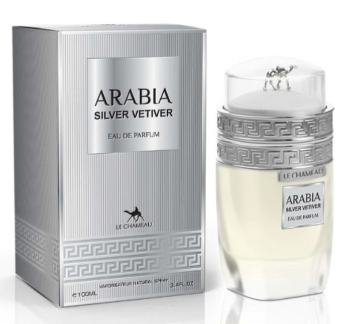 Arabia Silver Vetiver 3.4 oz EDP for men by LaBellePerfumes