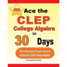 Ace the CLEP College Algebra in 30 Days: The Ultimate Crash Course to Beat the CLEP College Algebra Test