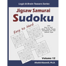 Jigsaw Samurai Sudoku: 500 Easy to Hard Jigsaw Sudoku Puzzles Overlapping into 100 Samurai Style