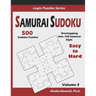 Samurai Sudoku: 500 Easy to Hard Sudoku Puzzles Overlapping into 100 Samurai Style