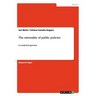 The rationality of public policies: An analytical approach