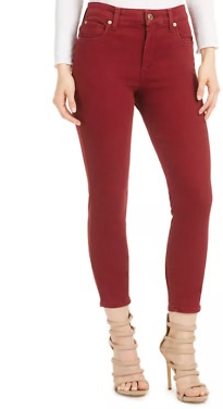 STS Blue Women's Ellie High Rise Skinny Jeans Red Size -27 by Steals