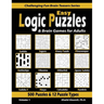 Easy Logic Puzzles & Brain Games for Adults: 500 Puzzles & 12 Puzzle Types (Sudoku, Fillomino, Battleships, Calcudoku, Binary Puzzle, Slitherlink, Sud