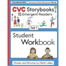 CVC Storybooks SET 1 Student Workbook: 15 Emergent Readers with Spelling Practice