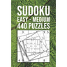 SUDOKU easy - medium 440 Puzzles: For Beginner And Novice Solvers Entertaining Game To Keep Your Brain Active