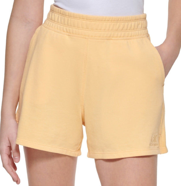 Calvin Klein Women's Midi Shorts Yellow by Steals