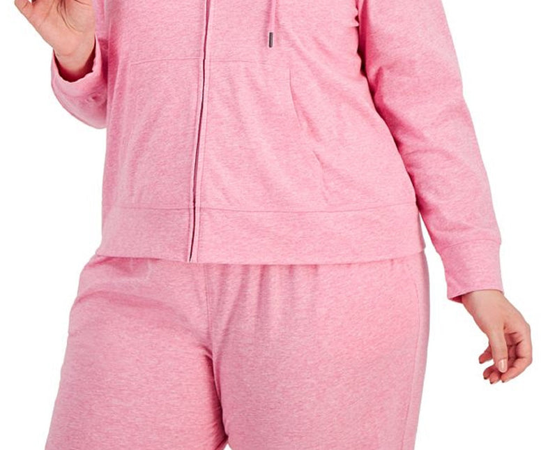 ID Ideology Women's Full Zip Hooded Jacket Pink by Steals