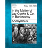 In the Matter of Jay Cooke & Co. in Bankruptcy