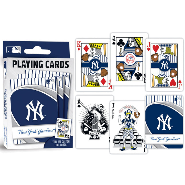 New York Yankees Playing Cards - 54 Card Deck by MasterPieces Puzzle Company INC