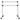 4 Feet Double Ballet Barre Bar with Adjustable Height-Silver