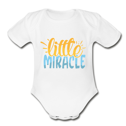 Little Miracle Baby Bodysuit by Tshirt Unlimited