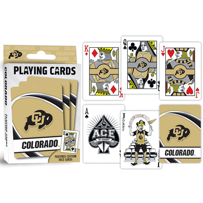 Colorado Buffaloes Playing Cards - 54 Card Deck by MasterPieces Puzzle Company INC