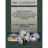 Liberty Amendment Committee of U.S.A. V. U.S. U.S. Supreme Court Transcript of Record with Supporting Pleadings