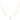 Solid Sterling Silver Round Cut Station Necklace by Donatello Gian
