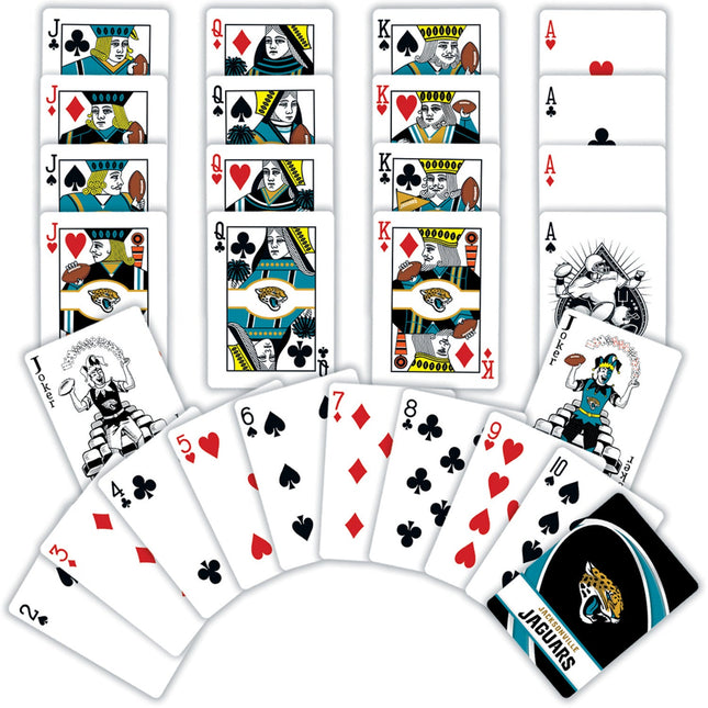Jacksonville Jaguars Playing Cards - 54 Card Deck by MasterPieces Puzzle Company INC