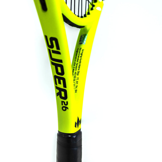 Super 26 Yellow Junior Racket by Diadem Sports