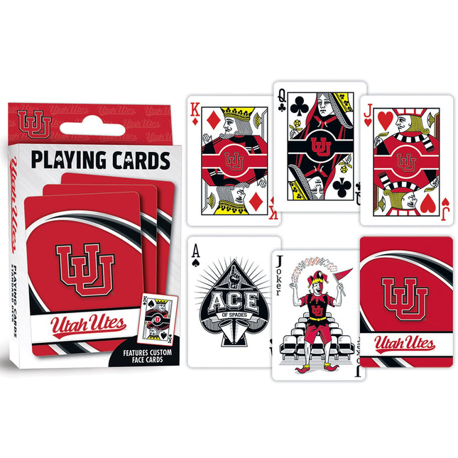 Utah Utes Playing Cards - 54 Card Deck by MasterPieces Puzzle Company INC