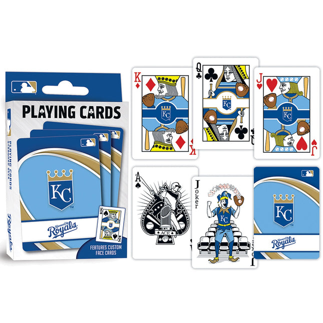 Kansas City Royals Playing Cards - 54 Card Deck by MasterPieces Puzzle Company INC