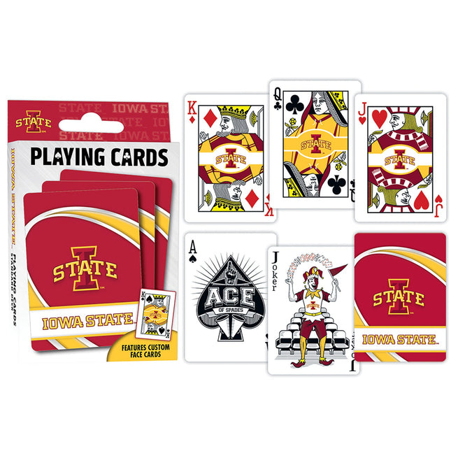 Iowa State Cyclones Playing Cards - 54 Card Deck by MasterPieces Puzzle Company INC