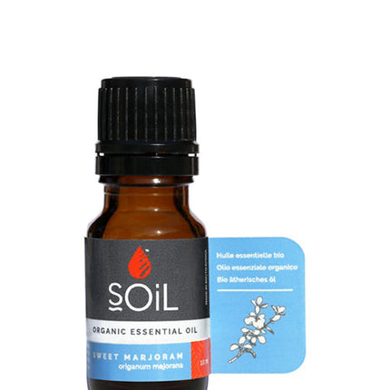 Organic Marjoram Essential Oil (Origanum Marjorana) 10ml by SOiL Organic Aromatherapy and Skincare